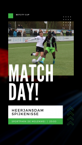 2e ronde BetCity Cup: Heerjansdam uit