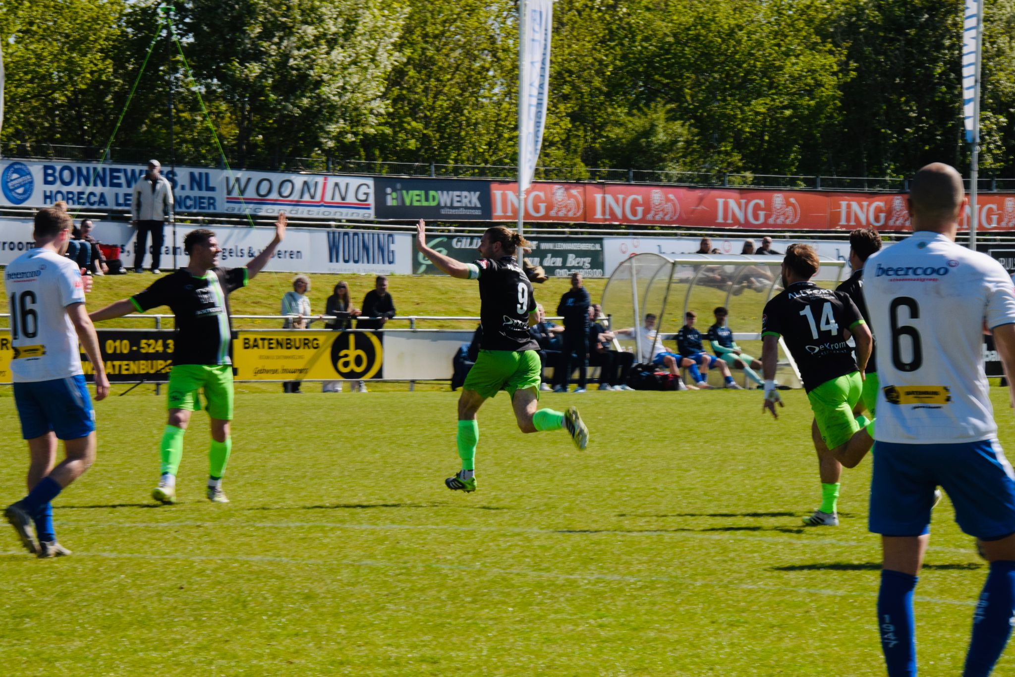 Spijkenisse wint ook bij BVCB en zet grote stap richting titel