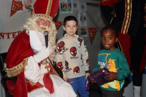 Bezoek van Sint en Piet