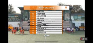 Connor Adriaanse schittert in het Nederlands Militair Elftal