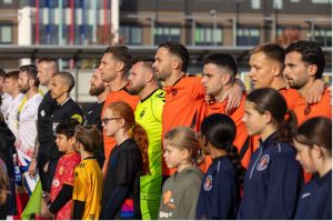 Connor Adriaanse schittert in het Nederlands Militair Elftal 3