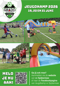 Ga jij naar het Grado VV Spijkenisse Jeugdkamp 2026!?