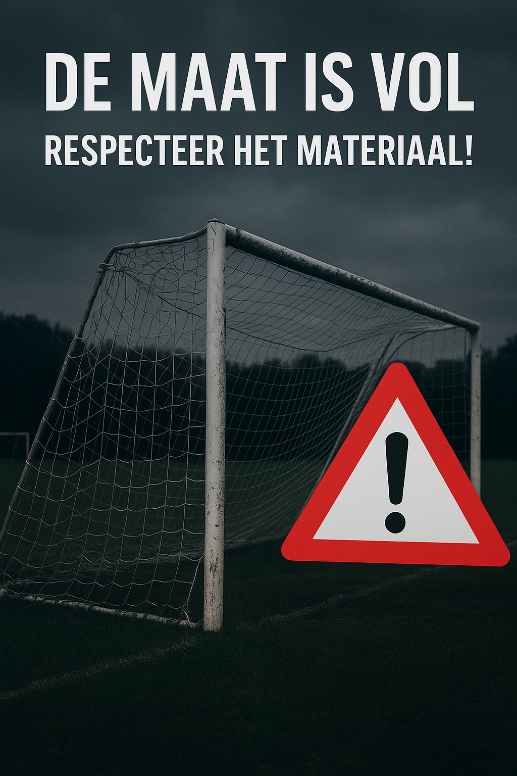 Het is genoeg geweest - De maat is vol!