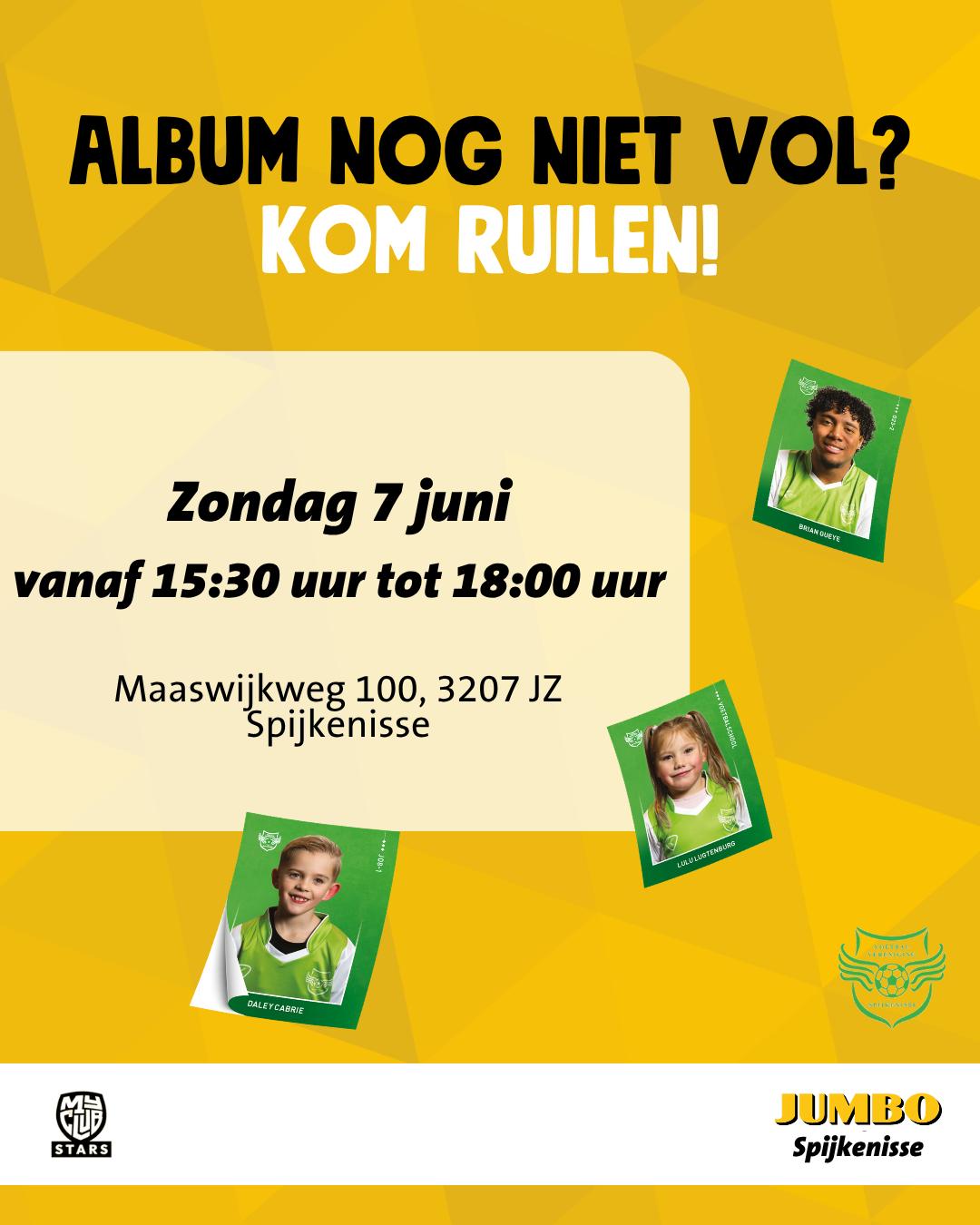 Jumbo plaatjes actie, album nog niet vol?