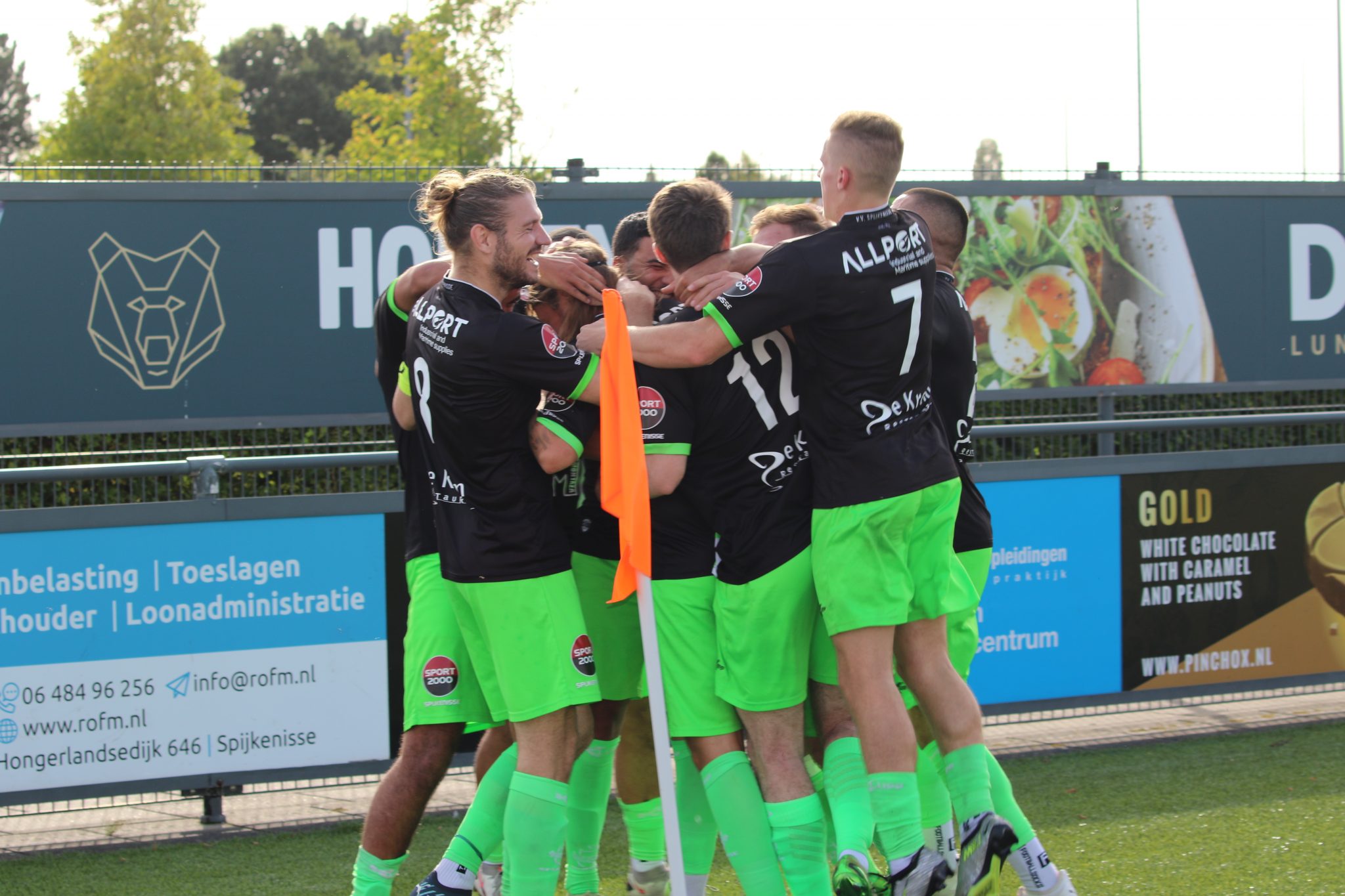 Late overwinning Spijkenisse bij Brielle
