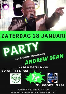 Partytime! - Andrew Dean in de kantine