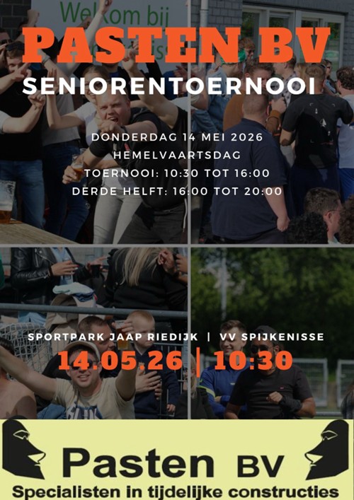Pasten BV Seniorentoernooi — donderdag 14 mei