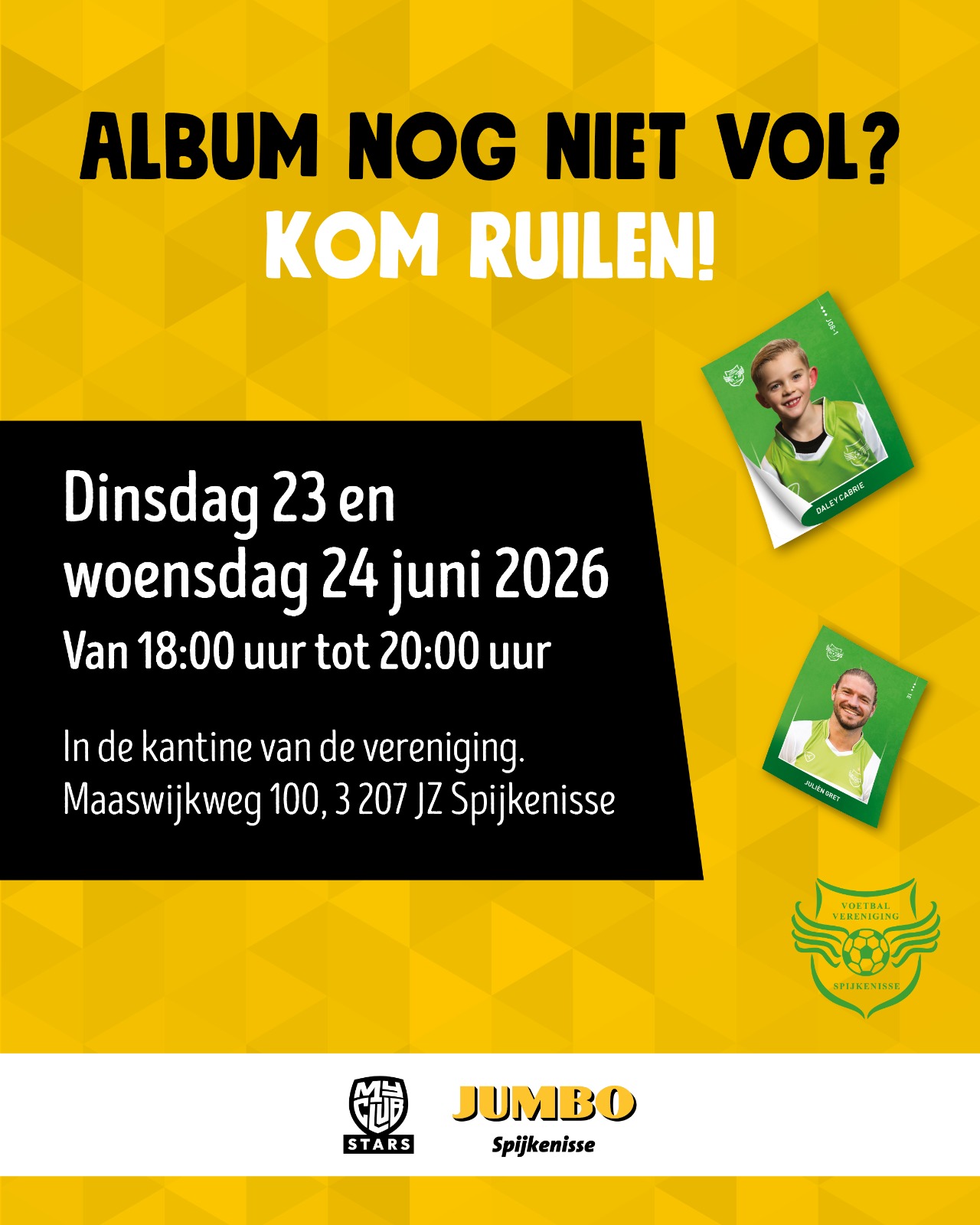 Ruilavond Jumbo Plaatjes: Kom je album voltooien!