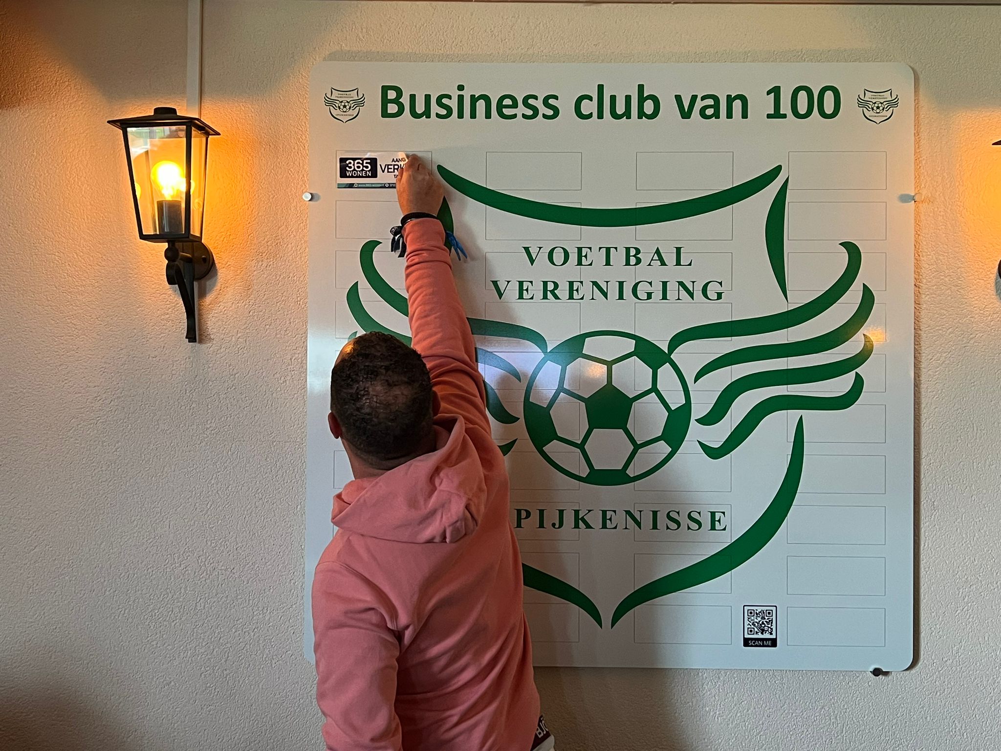 Sponsorcommissie ontvangt Brielse concullega's en onthult Club van 100-initiatief