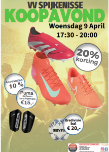 SPORT2000 koopavond in onze kantine! (09-04-2025)