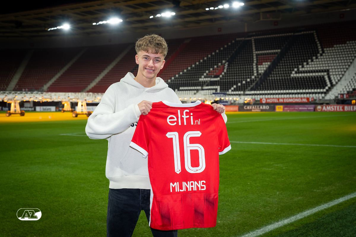 Sven Mijnans maakt prachtige transfer naar AZ Voetbalvereniging