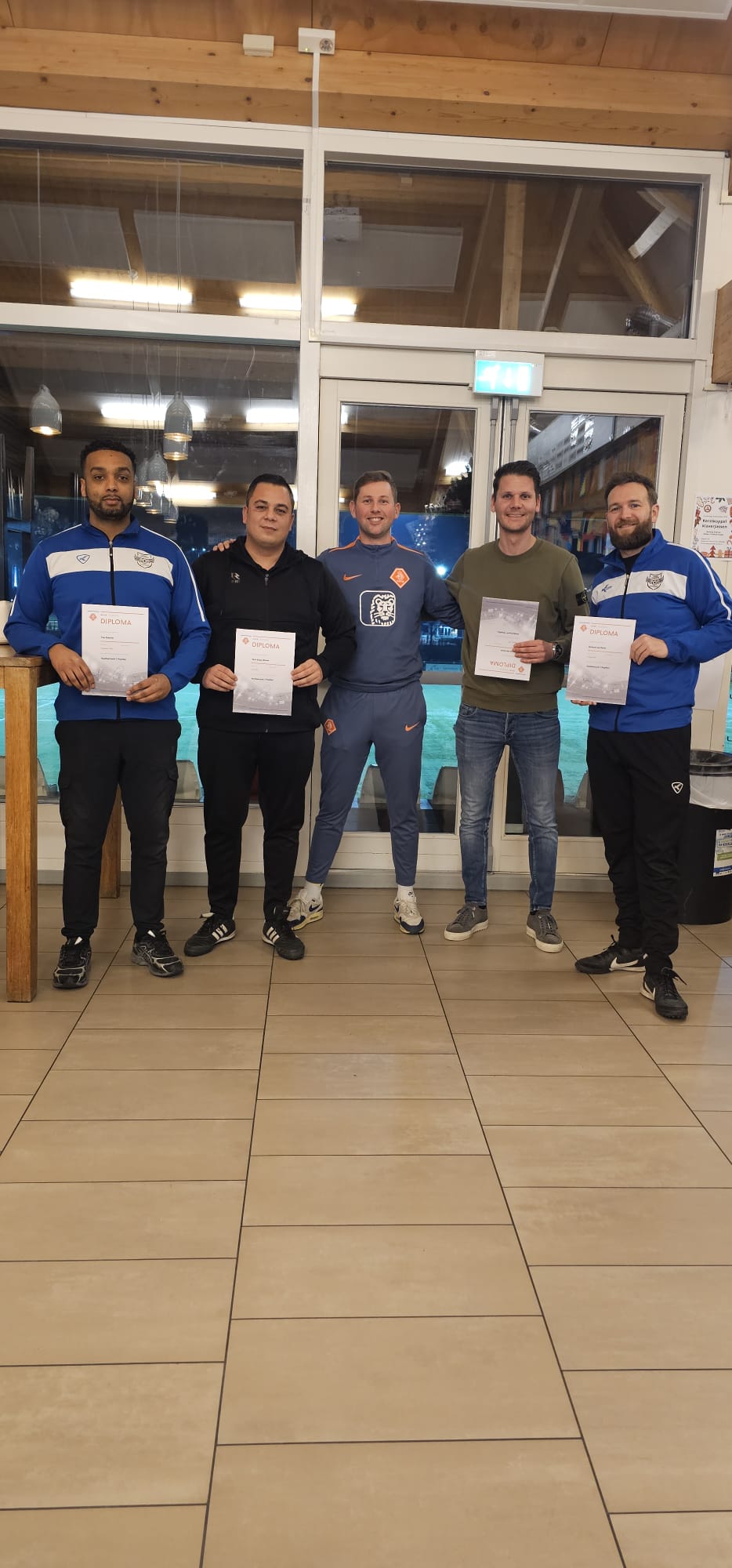 Trainers onderbouw slagen voor trainersdiploma